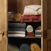 L'Effet Papillon Taie d'oreiller en double gaze de coton 50 x 70 cm Romarin Outlet