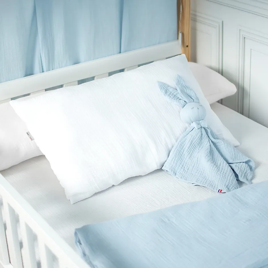 Sevira Kids Taie d'oreiller en gaze de coton Jeanne