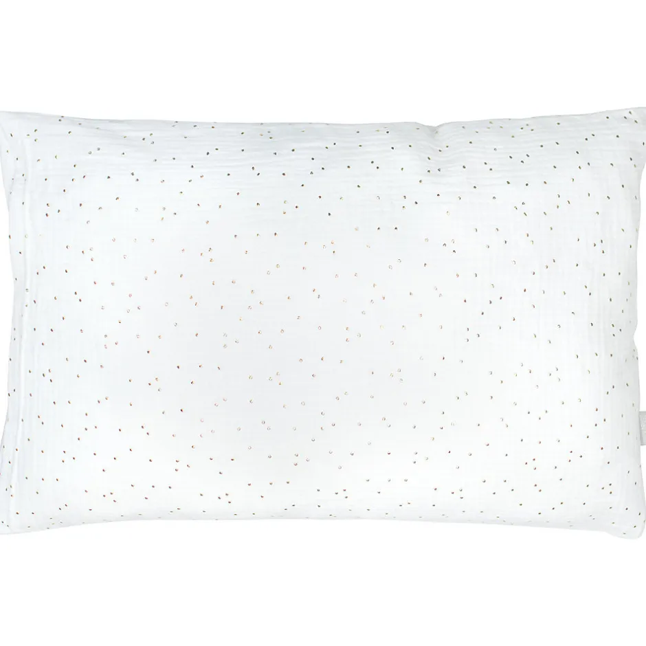 Sevira Kids Taie d'oreiller en gaze de coton Jeanne