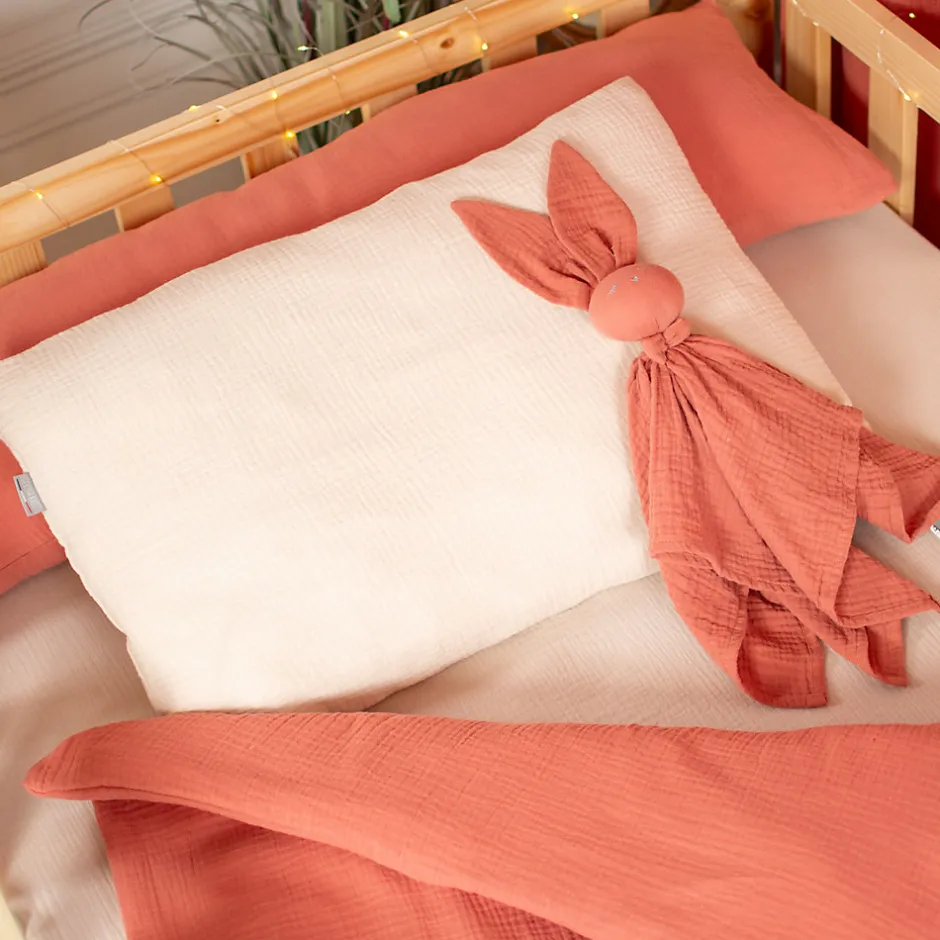 Sevira Kids Taie d'oreiller en gaze de coton Jeanne