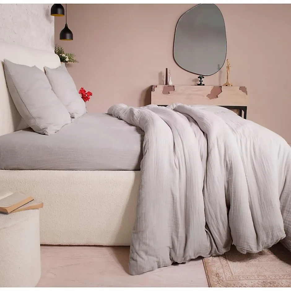 Eden Taie d'39oreiller en gaze de coton lave Douce Clearance