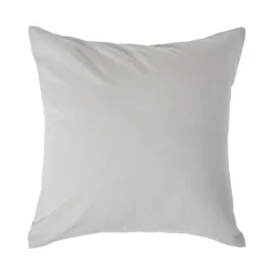 Homescapes Taie d'oreiller gris acier 100% coton égyptien 200 fils, 40x40 cm - Discount