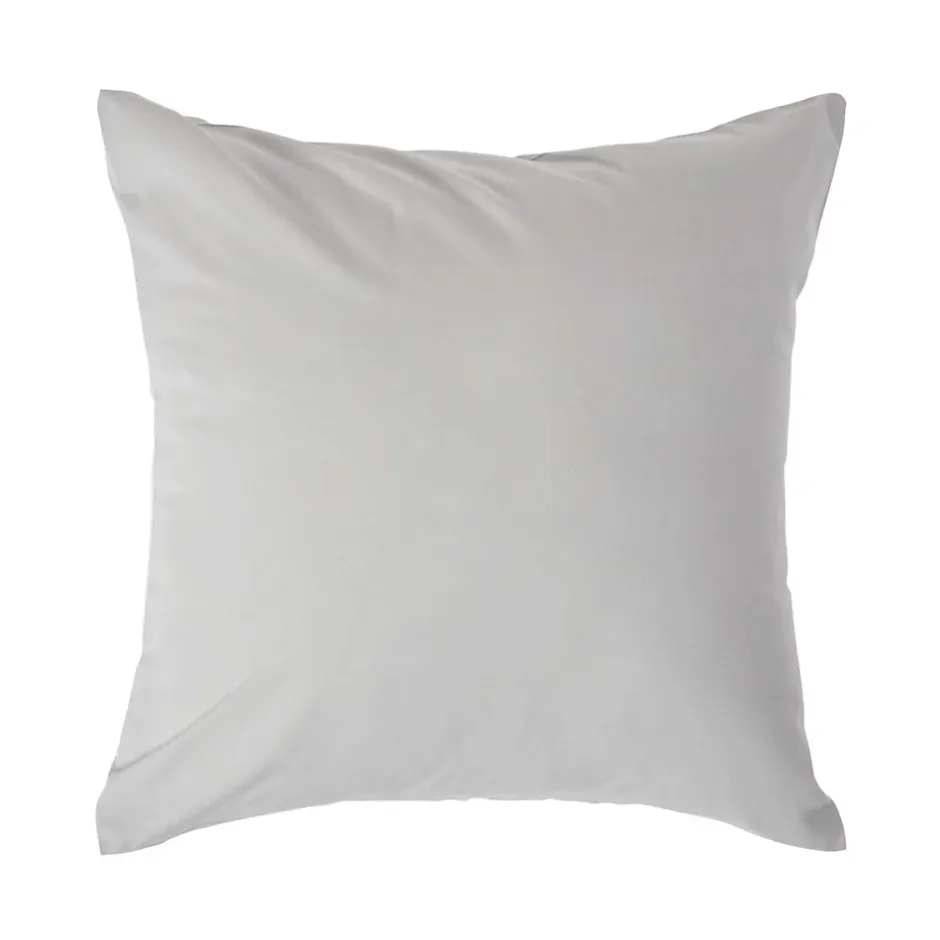 Homescapes Taie d'oreiller gris acier 100% coton égyptien 200 fils, 40x40 cm - Discount