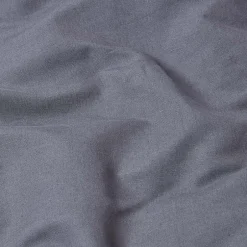 Homescapes Taie d'oreiller gris foncé en lin lavé, 40x40 cm -