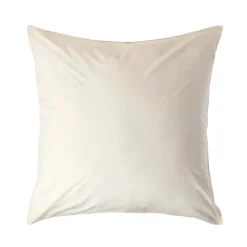 Homescapes Taie d'oreiller ivoire 100% coton égyptien 200 fils, 80x80 cm - Clearance