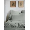 L'Effet Papillon Taie d'oreiller "Lysandre" toutes dimensions "Lyocel" - Lysandre Lichen - Taie d'oreiller 50 x 70 cm Outlet