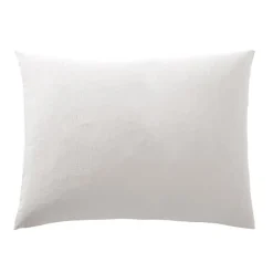 Coton Pur Taie d'oreiller "Noah" 50 x 70 cm "Gaze de Coton" - Noah Neige