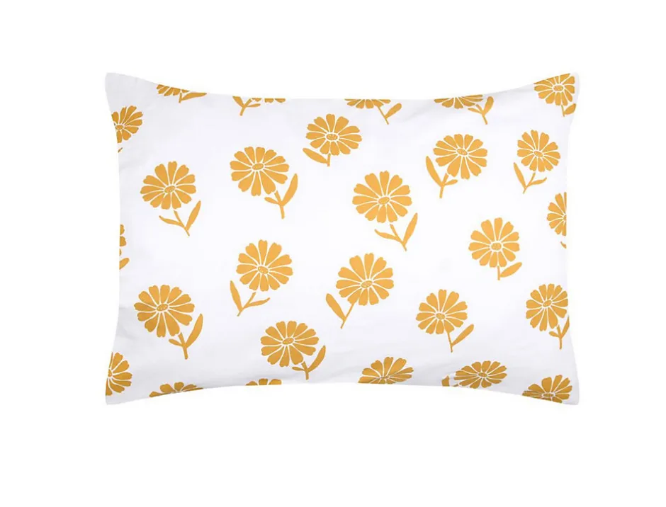 Eden Taie d'39oreiller percale de coton motif floral 50x70cm