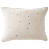 L'Effet Papillon Taie d'oreiller Pois Doré Déco "Gaïa Chic" 60 x 60 cm & 50 x 70 cm "Gaze de Coton" - Gaïa Chic Pampa - 50 x 70 cm