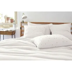 L'Effet Papillon Taie d'oreiller Pois Doré Déco