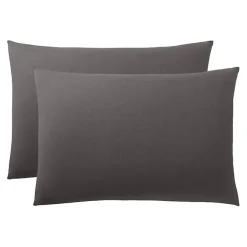 Coton Pur Taie d'oreiller "Prémium" toutes dimensions - Prémium Ardoise - 50 x 70 cm Clearance