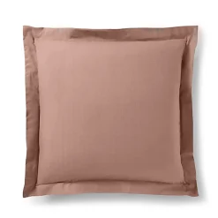 Coton Pur Taie d'oreiller "Prémium" toutes dimensions - Prémium Vieux Rose - 63 x 63 cm volant plat piqué