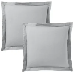Coton Pur Taie d'oreiller "Prémium" toutes dimensions - Prémium Nuage - 63 x 63 cm volant plat piqué