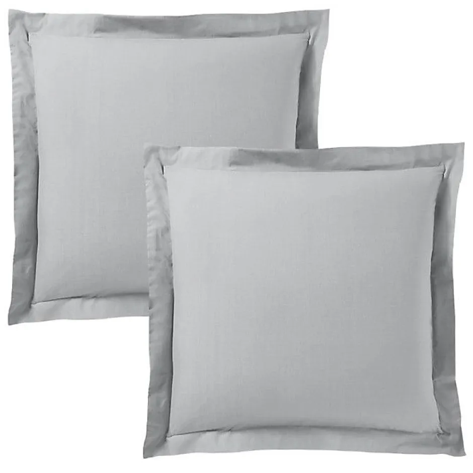 Coton Pur Taie d'oreiller "Prémium" toutes dimensions - Prémium Nuage - 63 x 63 cm volant plat piqué