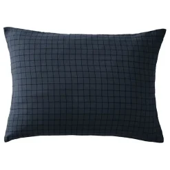 L'Effet Papillon Taie d'oreiller Tissé-teint petits carreaux Déco