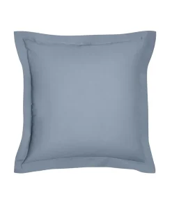 Todays Tools Taie d'oreiller TODAY Essential - 63 x 63+5 cm - 100% Coton uni - Denim