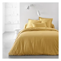 Todays Tools Taie d'oreiller TODAY Essential - 50 x 70+5 cm - 100% Coton uni - Ocre Sale