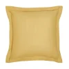 Todays Tools Taie d'oreiller TODAY Essential - 63 x 63+5 cm - 100% Coton uni - Ocre