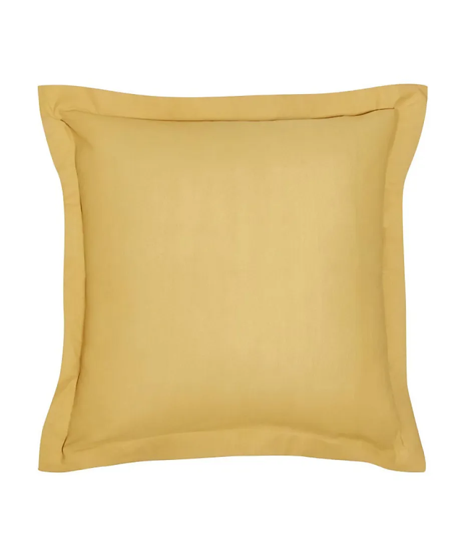 Todays Tools Taie d'oreiller TODAY Essential - 63 x 63+5 cm - 100% Coton uni - Ocre
