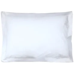 Linnea Taie d'oreiller uni 70x50 cm coton ALTO Blanc