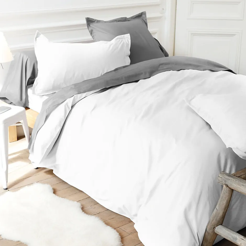 Linnea Taie d'oreiller uni 70x50 cm coton ALTO Blanc