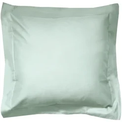 Linnea Taie d'oreiller uni 65x65 cm coton ALTO vert fleur d'amandier