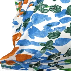 Linnea Taie d'oreiller uni 65x65 cm en coton ÉVASION Blanc vert Outlet