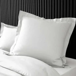 Douceur D'Intérieur Taie d'oreiller unie 100% Percale de Coton ORIGINE (63x63 cm - Blanc) Best
