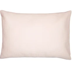 Sevira Kids Taie d'oreiller unie en coton nid d'abeille