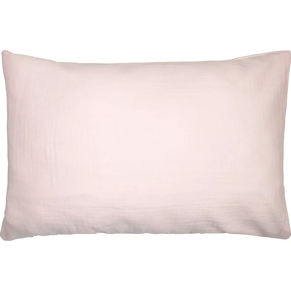 Sevira Kids Taie d'oreiller unie en coton nid d'abeille Best
