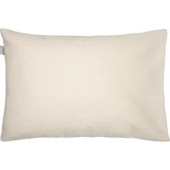 Sevira Kids Taie d'oreiller unie en coton nid d'abeille