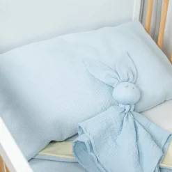 Sevira Kids Taie d'oreiller unie en coton nid d'abeille Clearance