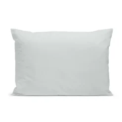 Bleu Calin Taie d'oreiller unie 50x75cm PERCALE GRIS CLAIR Clearance