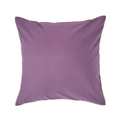 Homescapes Taie d'oreiller violet 100% coton égyptien 200 fils, 40x40 cm - Clearance