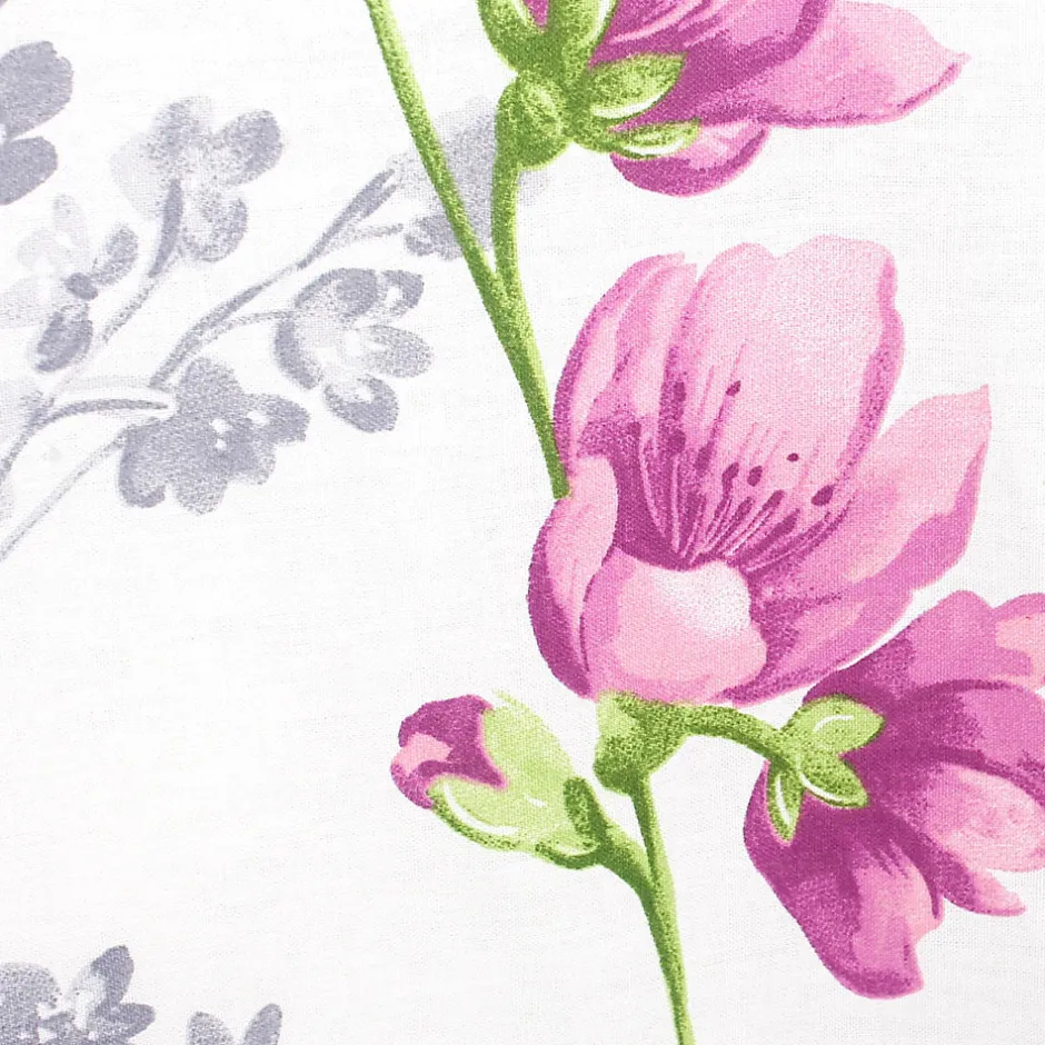 Linnea Taie d'oreiller 65x65 cm coton PRETTY blanc
