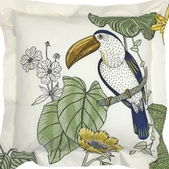 Linnea Taie d'oreiller 65x65 cm coton TOCO vert Online