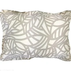 Linnea Taie d'oreiller 50x70 cm coton lavé SERENA géométrique Beige écru