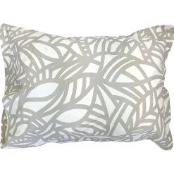 Linnea Taie d'oreiller 50x70 cm coton lavé SERENA géométrique Beige écru