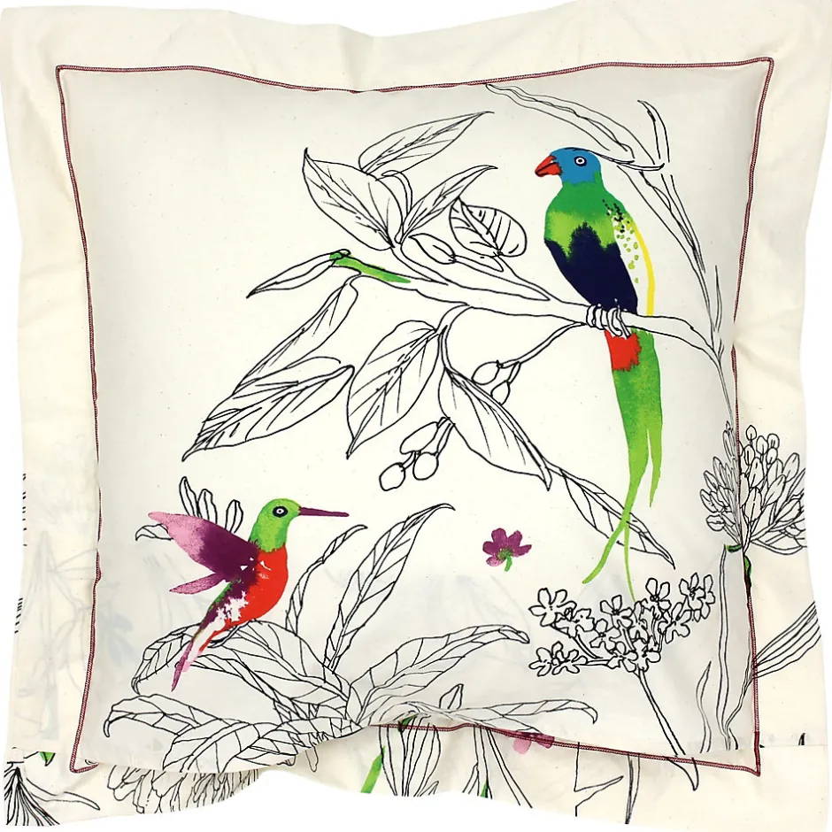 Linnea Taie d'oreiller 65x65 cm coton AMAZONIA ecru