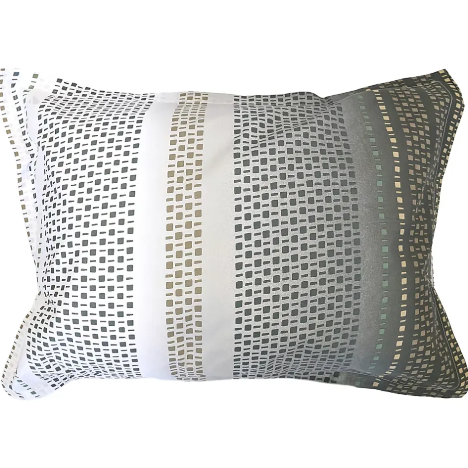 Linnea Taie d'oreiller 50x70 cm coton NIAGARA vert Kaki Sale