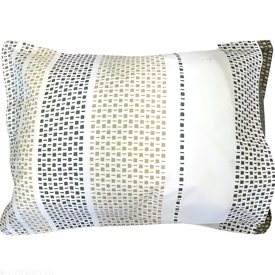 Linnea Taie d'oreiller 50x70 cm coton NIAGARA vert Kaki Sale