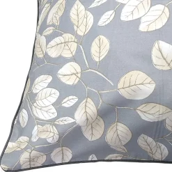 Linnea Taie d'oreiller 65x65 cm en 100% percale de coton LISON gris New