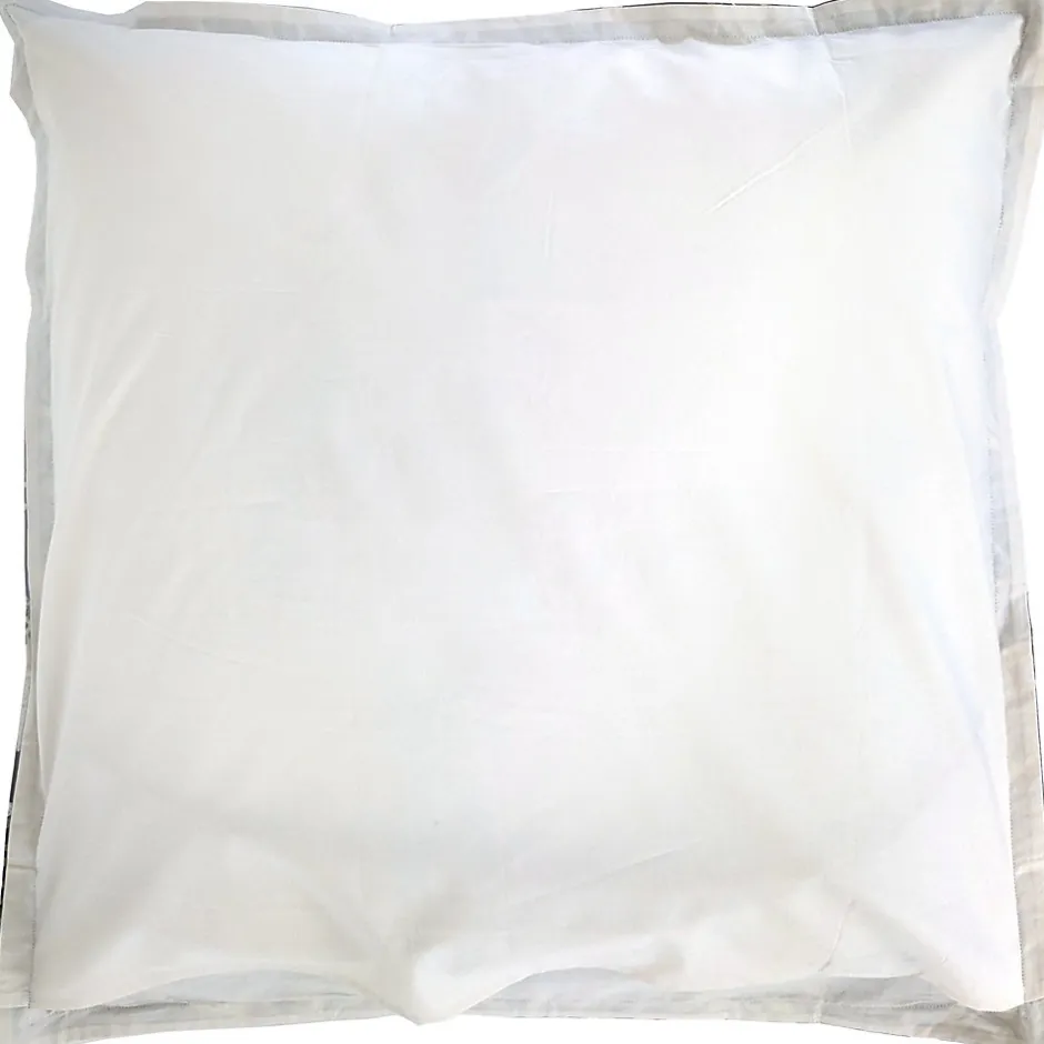 Linnea Taie d'oreiller 65x65 cm en 100% percale de coton EVERLY bleu encre