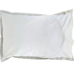 Linnea Taie d'oreiller 50x70 cm en 100% percale de coton EVERLY bleu encre