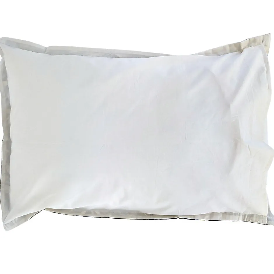 Linnea Taie d'oreiller 50x70 cm en 100% percale de coton EVERLY bleu encre