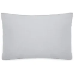 Linnea Taie d'oreiller 50x70 cm mousseline de coton MILOS blanc neige Hot