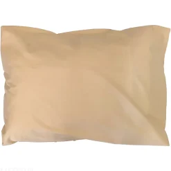 Linnea Taie d'oreiller 70x50 cm percale coton ALEX marron Moka Clearance