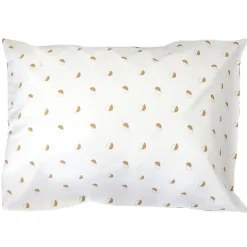 Linnea Taie d'oreiller 70x50 cm percale coton ALEX marron Moka Clearance