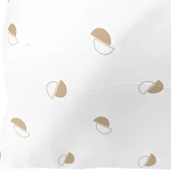 Linnea Taie d'oreiller 70x50 cm percale coton ALEX marron Moka Clearance