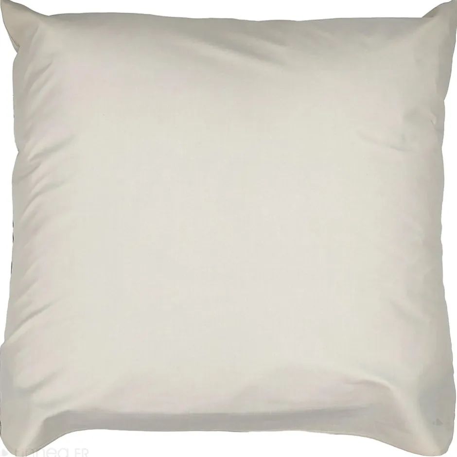Linnea Taie d'oreiller 65x65 cm percale coton NOA vert Kaki